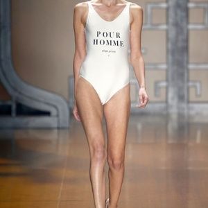 Adriana Degreas One Pice Swimsuit Small Ivory - Pour Homme